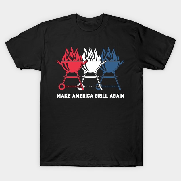 Make America Grill Again T-Shirt by Sunset beach lover